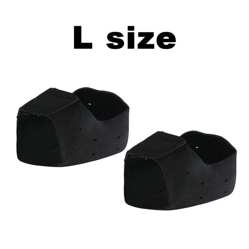 

Silicone Heel Protector for Plantar Fasciitis Spurs Shock Absorption Shoe Pads U Cup Sleeve Pain Relief Inserts L чёрный
