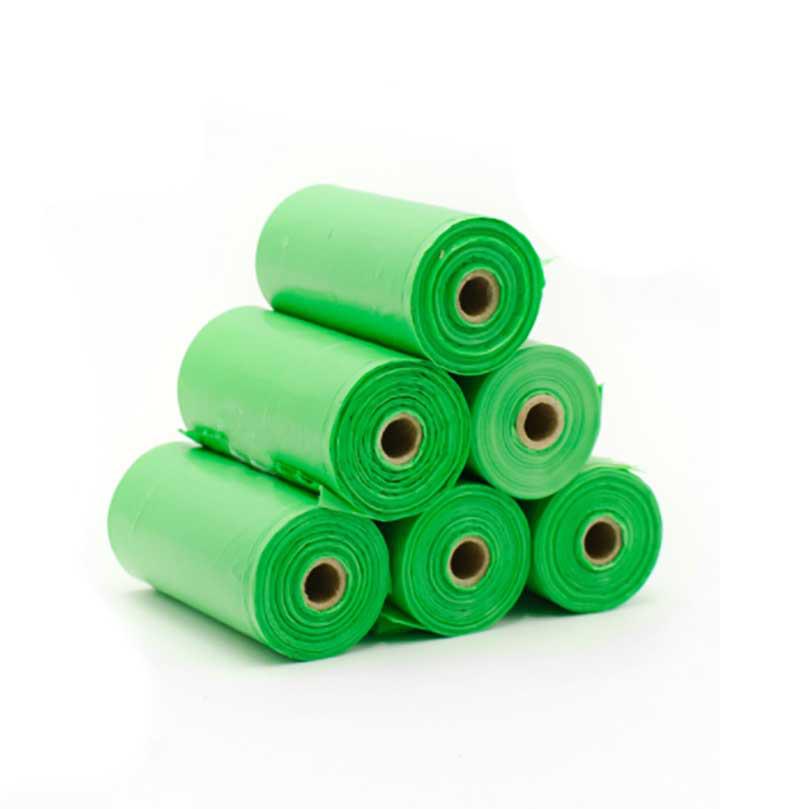 Biodegradable Thickened Dog Poop Bags & Scooper - Disposable Pet Waste Supplies Single Roll of Bags