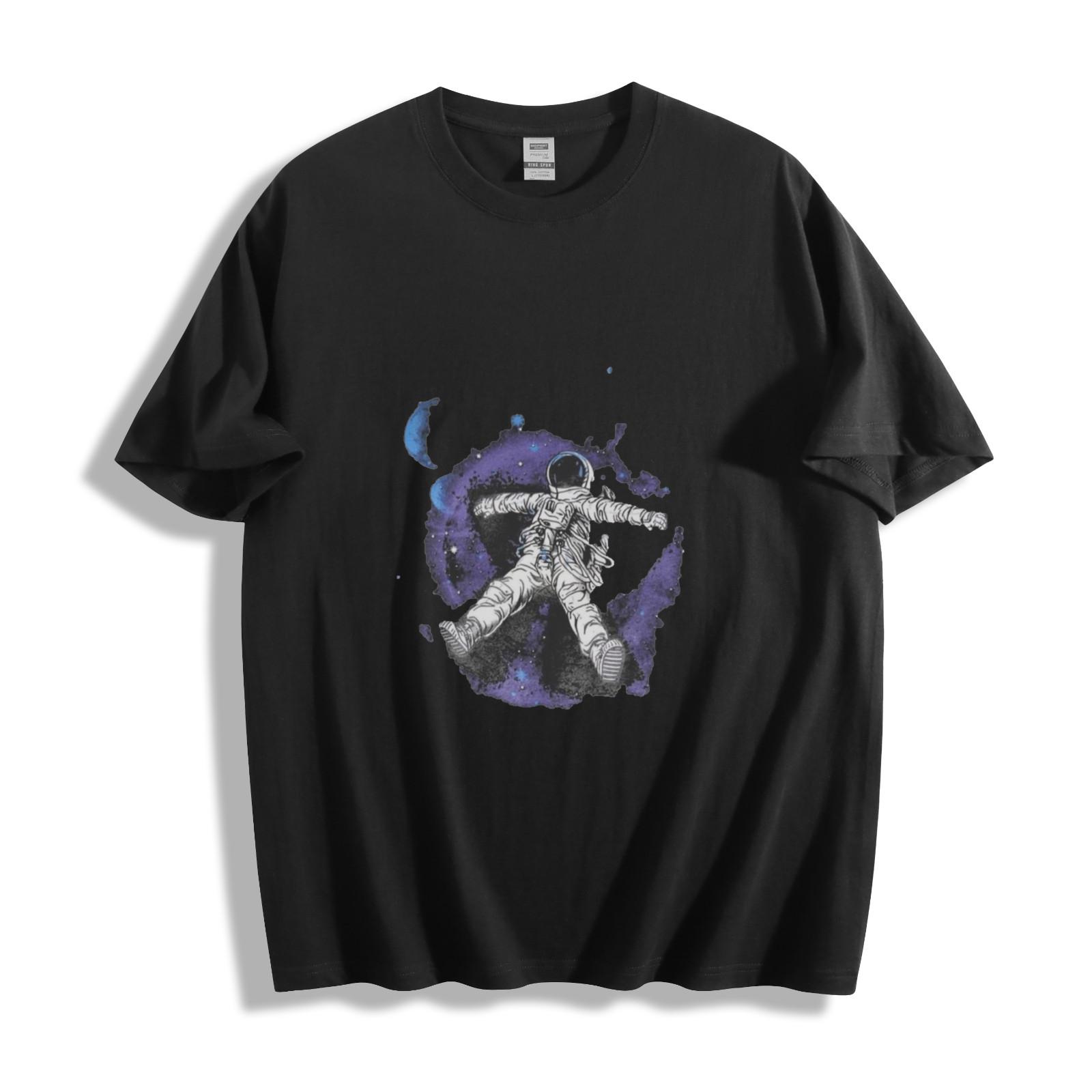 Floating Astronaut Space T-Shirt Mens Womens Tees Top - Ethereal Cosmic Unisex Tee XL