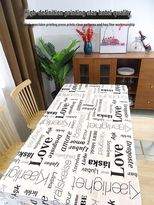 ZISIZ Thickened Rectangular Disposable Tablecloth