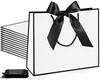 5pcs Thank You Paper Gift Bags with Handles Gift Wrap Bags With Bow Ribbon for Wedding Baby Shower Birthday Christmas Party