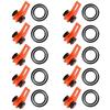 1pc/10pcs Fishing Rod Pole Hook Keeper - Securely Silicone Ring Iso Hold Bait Lures and Jigs for Safe and Easy Fishing