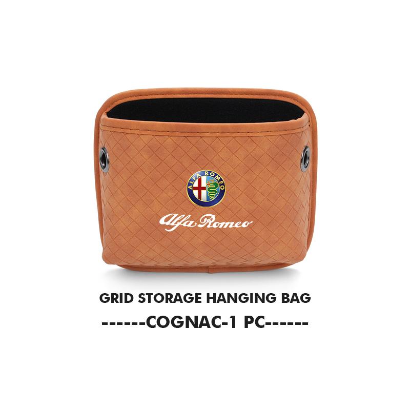 Car Door Hanging Bag Phone Storage Cup Holder Tidying Tool For Alfa Romeo Giulietta GT 159 147 156 Mito Brera Giulia Spider F1