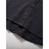 Ramie Shirt Men Short Sleeve Summer Thin Old Money Style Loose Half Sleeve Japanese-Style Retro Straight Smooth Loose Shirt