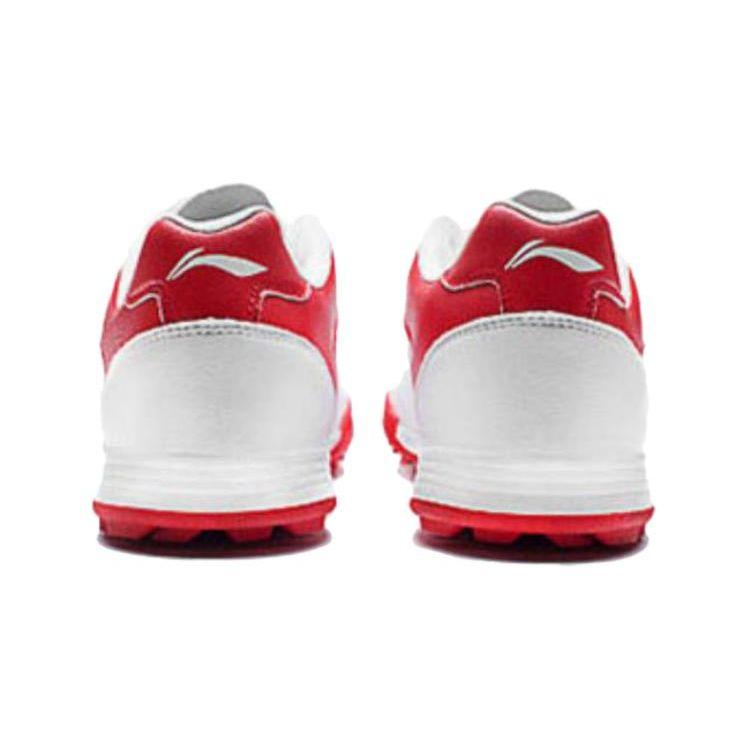 Li Ning Mládež Dětské TF Tráva Protiskluzové Proti okopu Tlumení nárazů Nízké kopačky Dětské kopačky Bílá Červená YSTT006-1