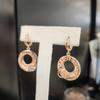ARTRIA Roman Numeral Touring E Circle Earrings JTOERFR0024PKF