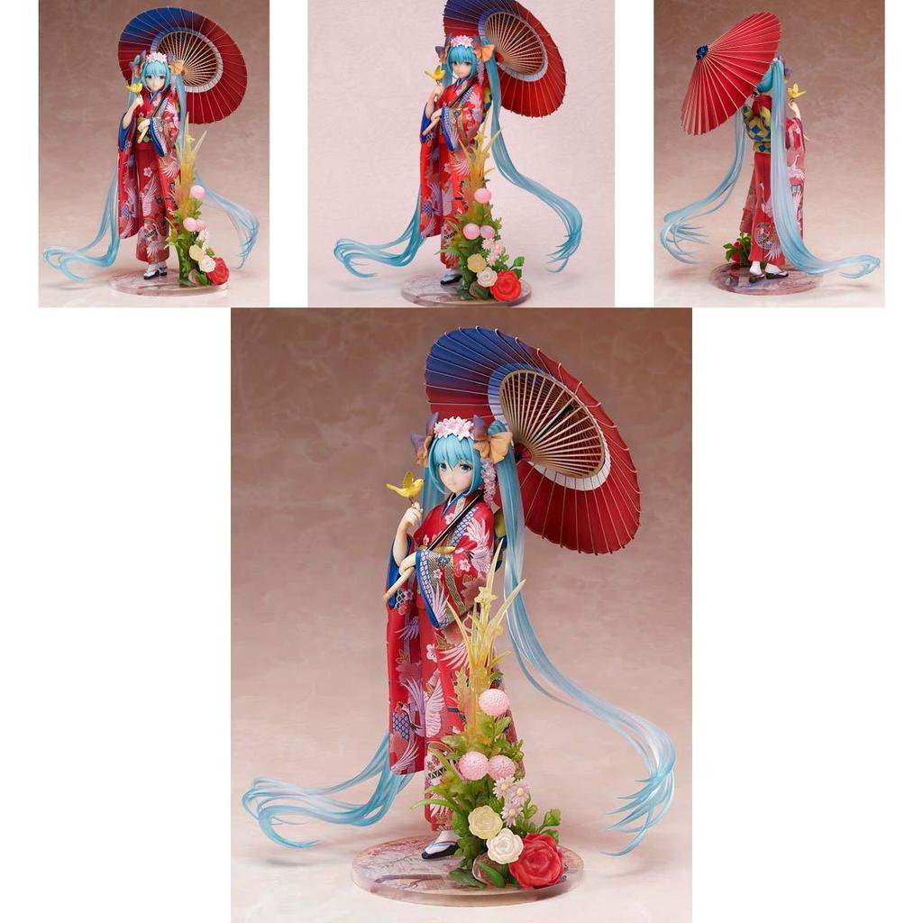 Exquisite Anime Stronger Hatsune Miku Kimono Yukata Hanairogoromo Pvc Action Figure