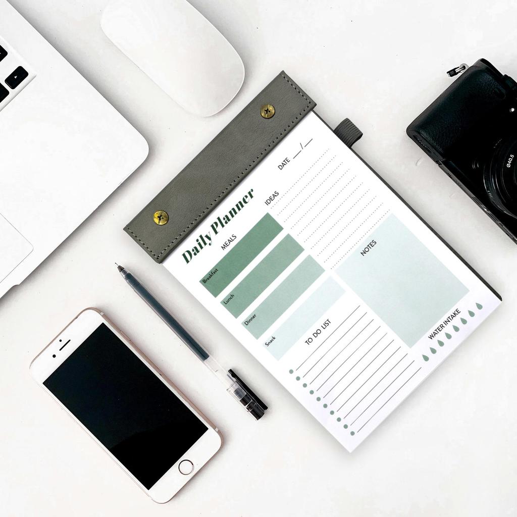 A5 Tearable Study Plan Sticky Notes & Daily Check-In Planner Notebook Pages
