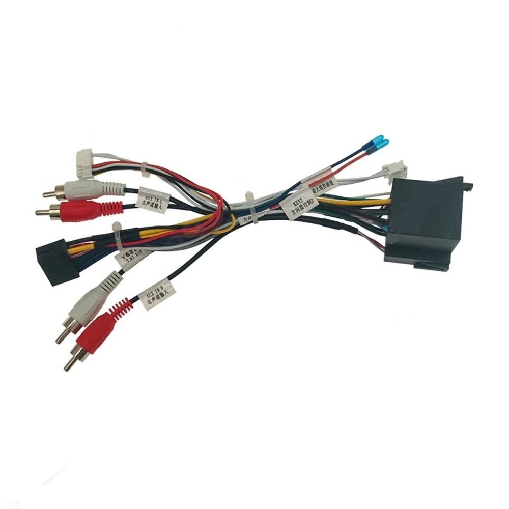 16-Pin Wiring Harness with Canbus Box For Old Fiat Doblo 500L Stereo DVD Player