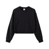 3 Large Fur Ring Solid Color Turtleneck Hooded Zipper Women's Short Hoodie Autumn and Winter Round Neck Fashion Sweater Women
