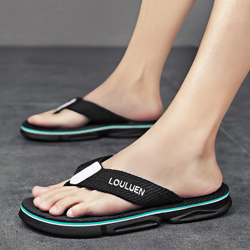 Fashion Flip Flops Men's Slippers Soft and Comfortable Shoes for Men Non-slip Sandal Wear-resistant Ventilate Indoor and Outdoor New
