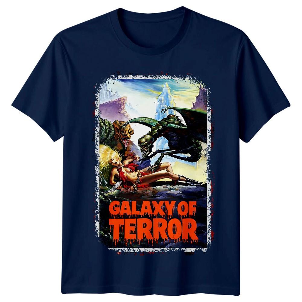 Galaxy Of Terror 1981 Movie Poster Inspired Tshirt Retro Tee Unisex