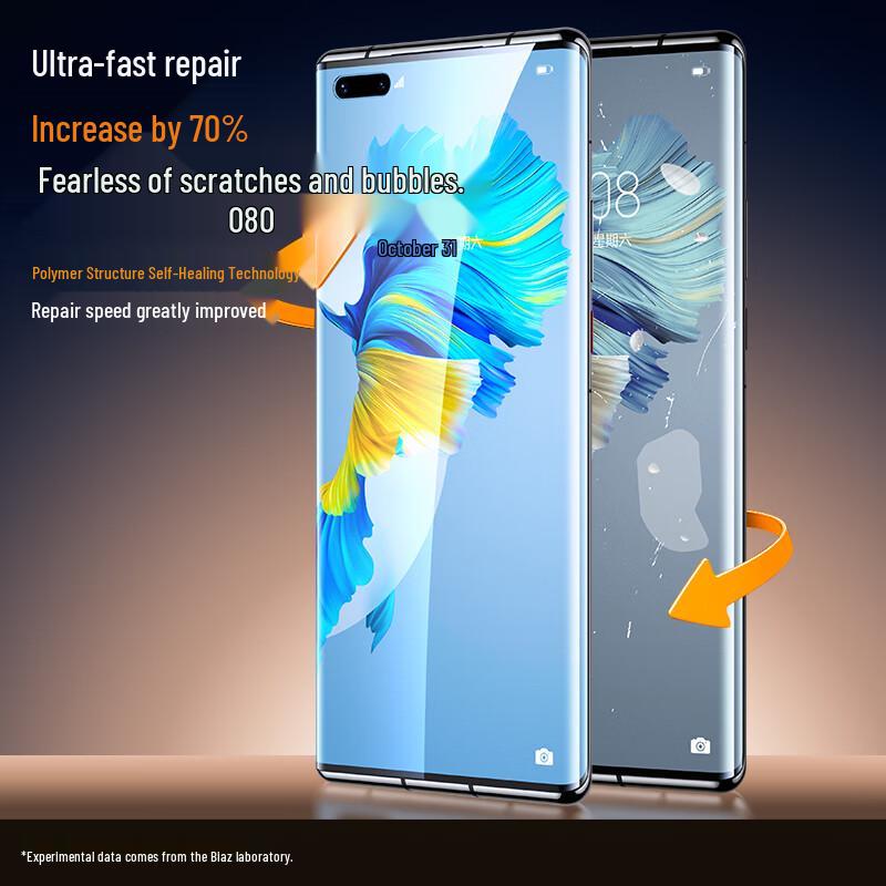 Biaosi Huawei Mate40 Pro Series Self-Healing Hydrogel Screen Protector (2-Pack)