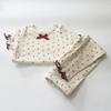 1-6T Toddler Kid Baby Girl Clothes Set Summer 100% Cotton Long Sleeve T Shirt Top Pant Suit Homewear Stretch 2pcs Pajamas Set