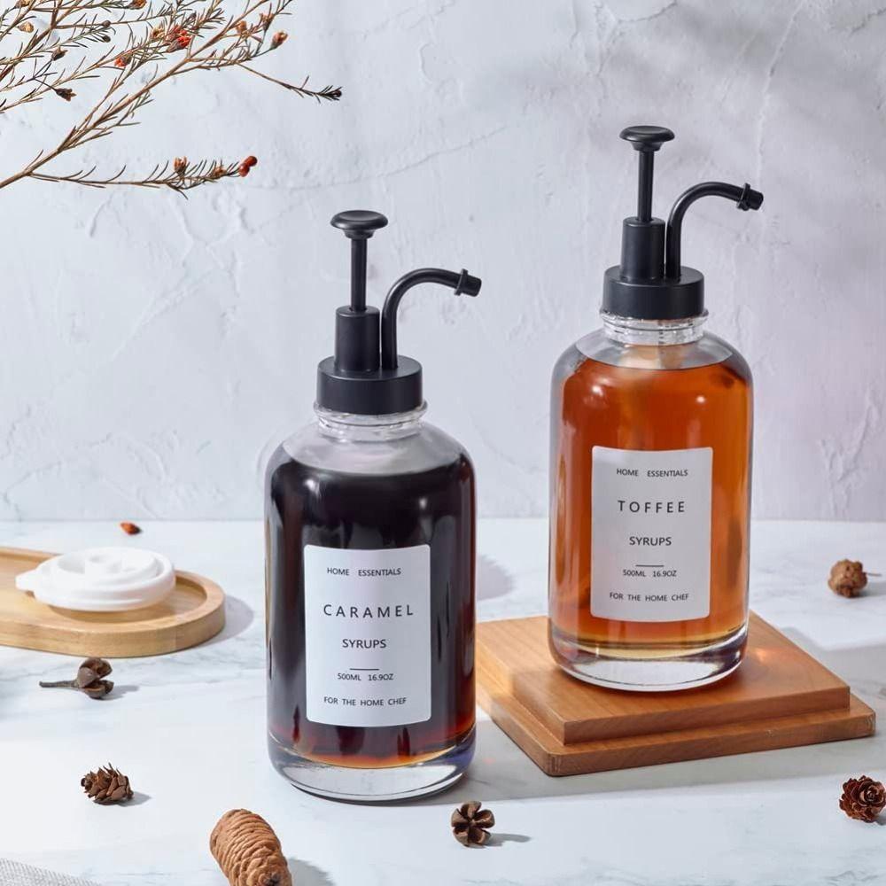 Precise Dispensing 16 Oz Coffee Syrup Dispenser Upgraded Pump Hand Soap Dispenser  Station