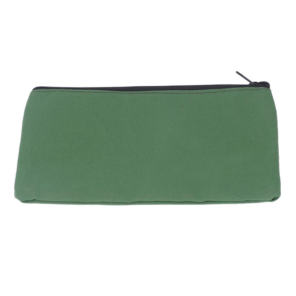 Werkzeugtasche Armeegrün Canvas Tragbar Multifunktional Schwerlast Handtasche für Schraubenschlüssel Schraubendreher Nagel