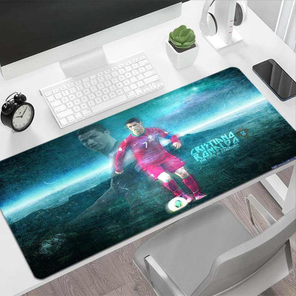 AC Mailand Jubelmoment Gaming-Mauspad Tastaturpad HD-Druck Schreibtischunterlage Rutschfeste Gummirückseite Büro-Schreibtischzubehör