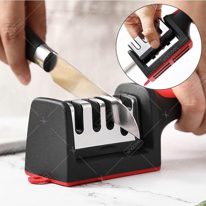 Knife Sharpener Stainless Steel Boning Knife Cleaver Knife Slicing Fish Meat Vegetable Kitchen Knives BBQ Chef Cooking Tools