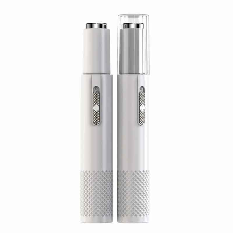 Electric Nose/Ear Hair Trimmer - USB Rechargeable Metal Body, Unisex Precision Grooming Device