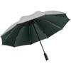 10 Bone Three Fold Vinyl Fabric Automatic Umbrella Color Scheme Handle Men's Simple Model
