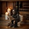 New Middle Finger Toilet Death Statue Resin Craft Halloween Decor Gift