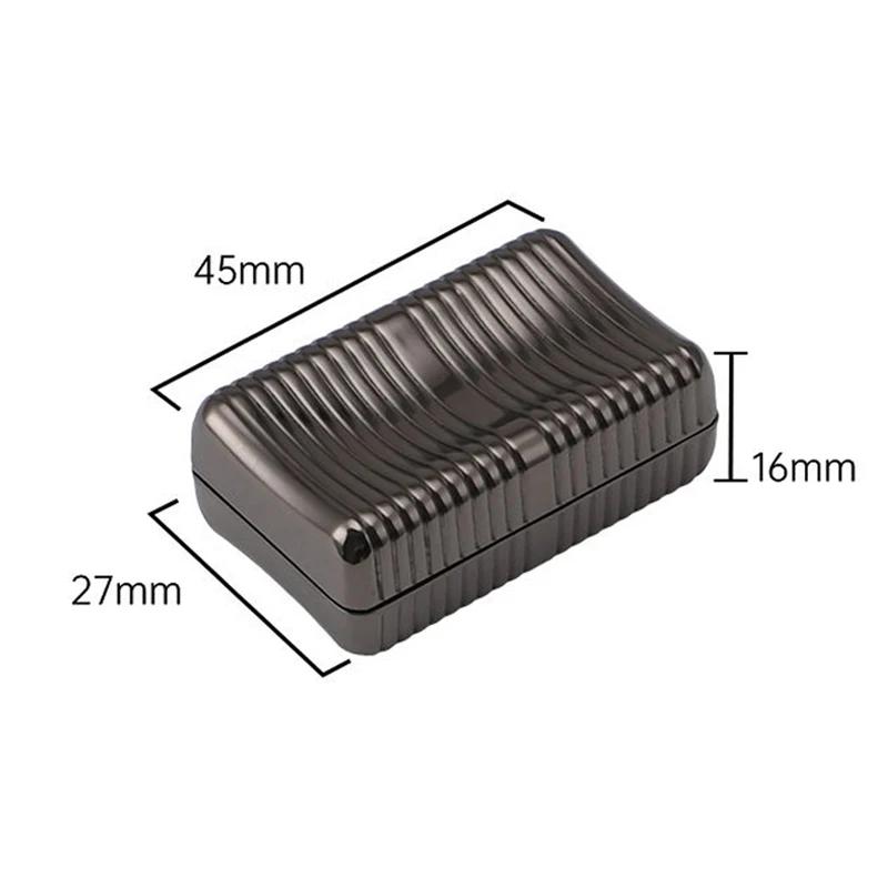 E Fidget Slider Roterende Metalen Zeep Anti Druk Sensorisch Speelgoed Focal Table Speelgoed Met Zachte Magnetische Schuifrege