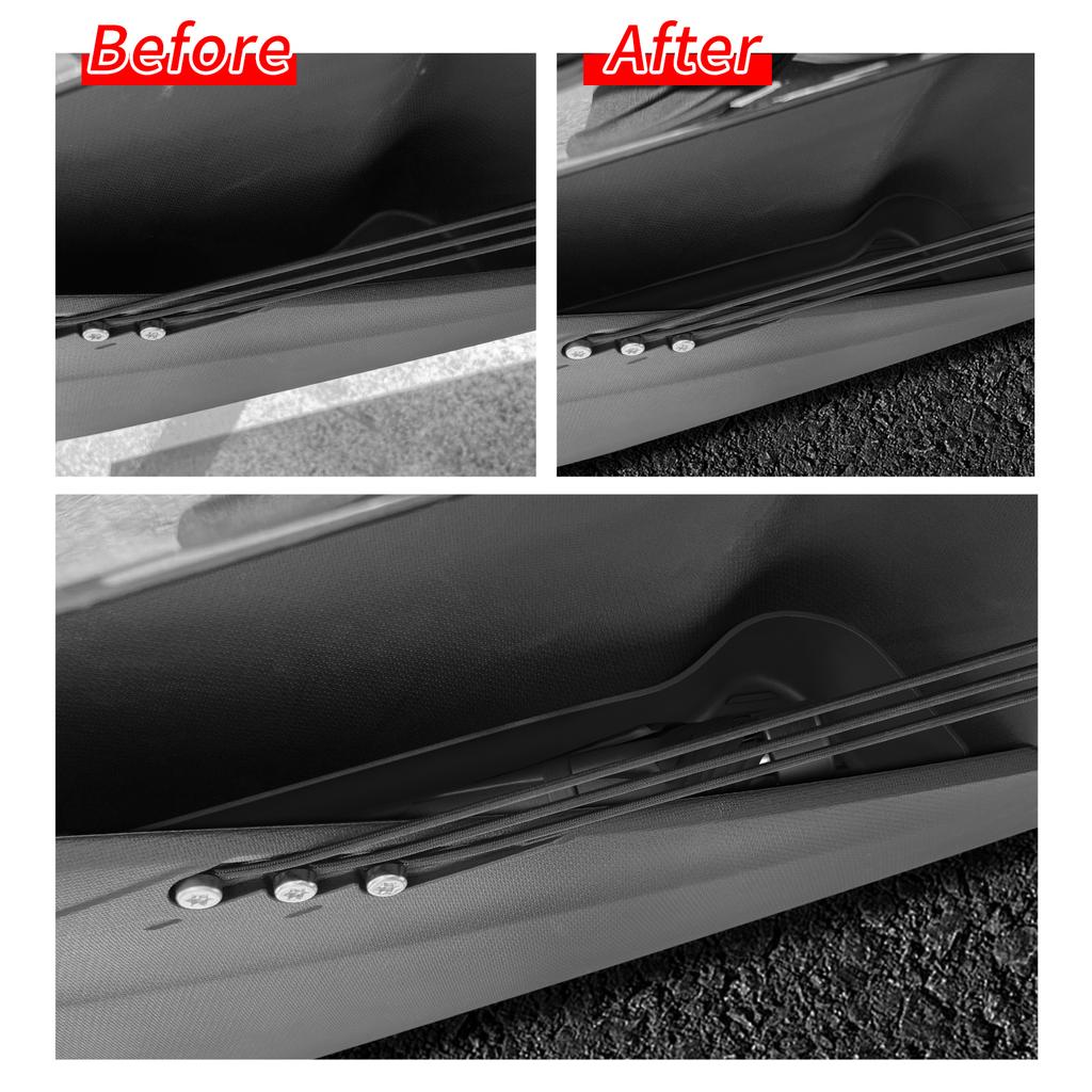 Sambee for BYD ATTO3 ATTO 3 YUAN PLUS 2025 2026 Car Front Rear Door Handle Storage Tray Insert TPE Car Interior Accessories 4PCS