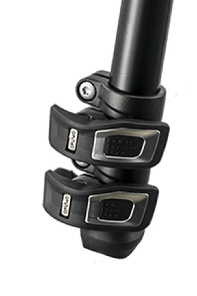 Manfrotto 190 Pro Aluminium 3 Maximale Höhe im zusammengeklappten Zustand Gewicht Tragfähigkeit Kopf Nicht Hebel Smartphone JP A00021BMN Stativ, Sektionen, 160cm, 59cm, 2.0kg,