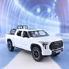 1:24 Toyota Tundra Pickup Off-road Vehicle Diecast Metal Alloy Model Car Sound Light Pull Back Collection Kids Toy Gifts A591