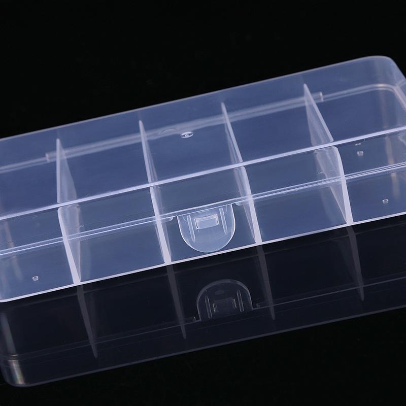 Transparent 5-Compartment Storage Box for Fishing Gear, Accessories, and Stationery