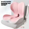 Comfort Cushion for Long Driving Memory Foam Car Seat Cushion, Ergonomic Lumbar Support Back Pain, Office Chair Non-Slip Pad with Breathable