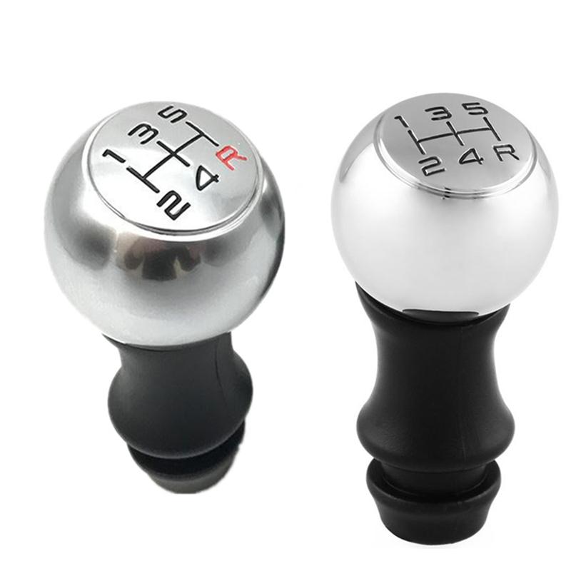 5 6 Speed Alloy MT Gear Shift Knob for Peugeot 206 306 106 307 308 301 308 807 Citroen C1 C2 C3 C4 Chrome Matte Accessories