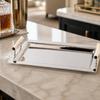 Metal Serving Tray with Handles Elegant Versatile