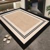 Retro Entrance Door Mat Anti Slip Door Mat Entrance Foyer Living Room Carpet Dirt Resistant Floor Mat