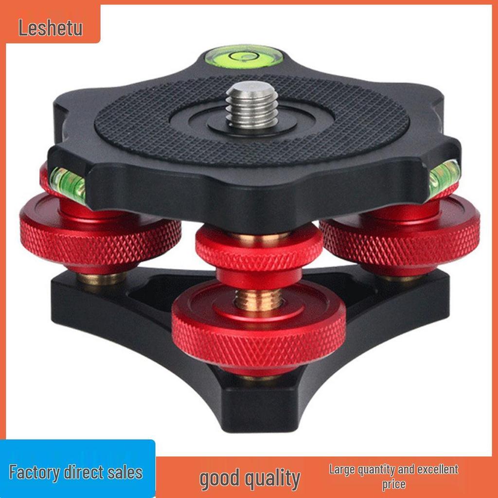 Leshetu Tripod Balance Regulator with 1/4" Screw & Horizontal Adjustment Ball Head