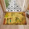 Ancient Egyptian-themed rug, suitable for living room, bedroom, game room, computer room and home décor.