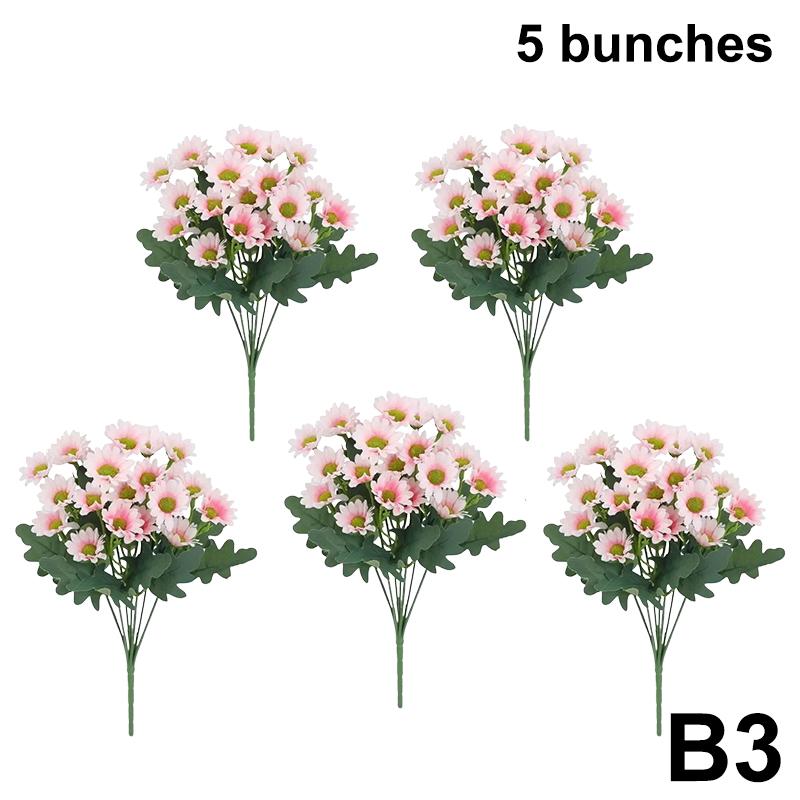 Künstliche Sonnenuntergangs-Chrysanthemen Blumen Realistische Außen-/Innen-Blumenarrangements Wasserdicht Winddicht Künstliche Blumen Heimparty Dekor