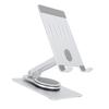 Phone Stand Silver Phone Holder 360 Degrees Rotation Foldable Aluminium Alloy Stable Support Phone Accessory for Tablets