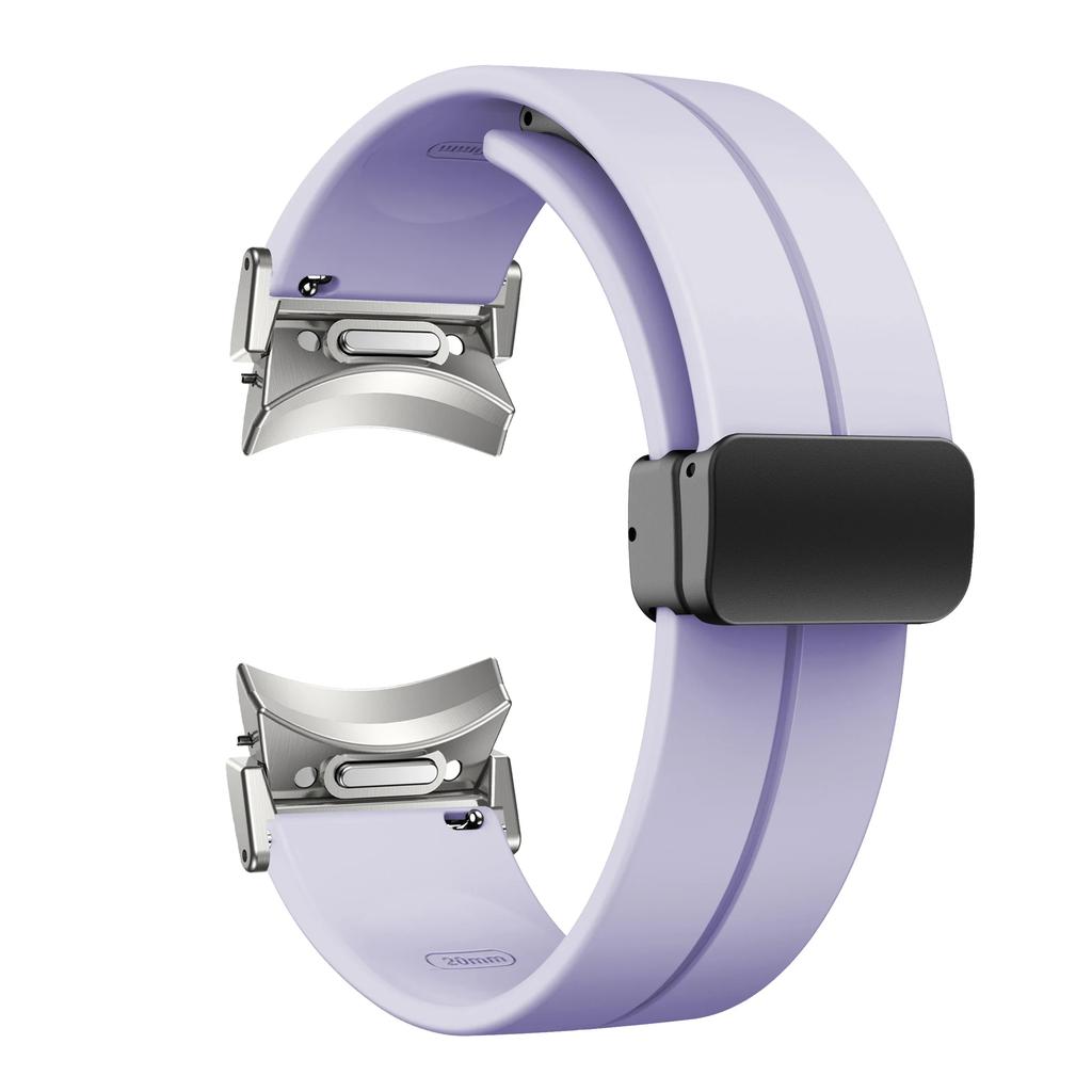 Magnetic Silicone Strap for Samsung Galaxy Watch7 6 44mm 40mm Sport Watchband 20mm Band Bracelet Galaxy Watch 6Classic 43mm 47mm