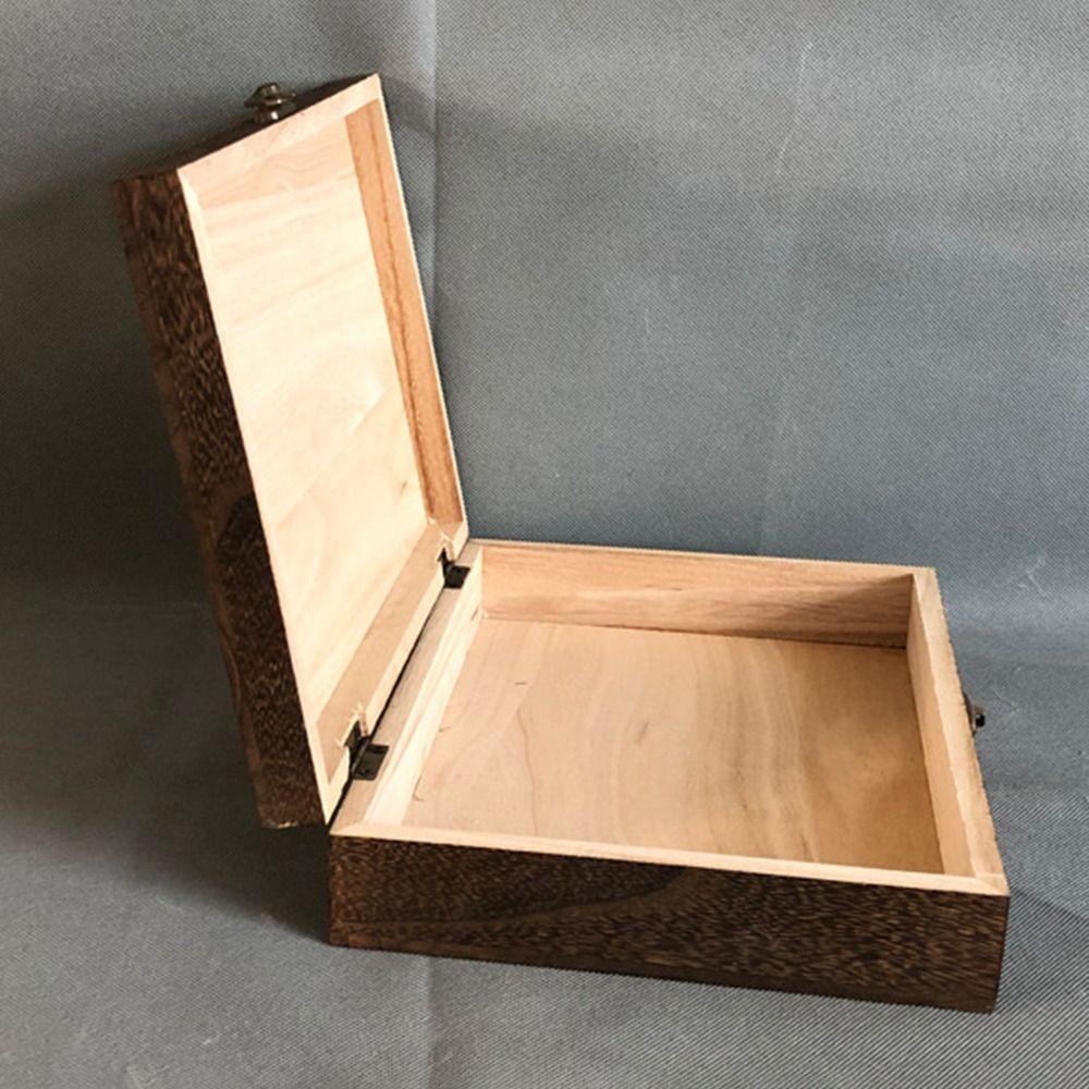 Drawer/Flip Type Tea Box Wood Treasure Chest Crafts Jewelry Case  Home Office