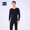 Men's Fleece-Lined Warm Underwear Set: Cotton Sweater Base Layer & Thick Trousers for Autumn/Winter