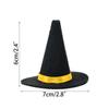 10pcs Wine Bottle Decor Mini Felt Witch Hats 4 Color DIY Wine Bottle Witch Hats Props Party Decoration Wine Bottle Topper