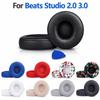 Round Replacement Earpads Breathable Headphone Cushions Replacement Cushions  For Studio 2.0