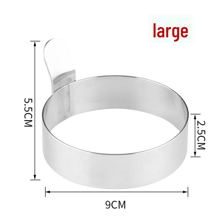 Creative 304 Stainless Steel Round Fried Egg Mold Ring
