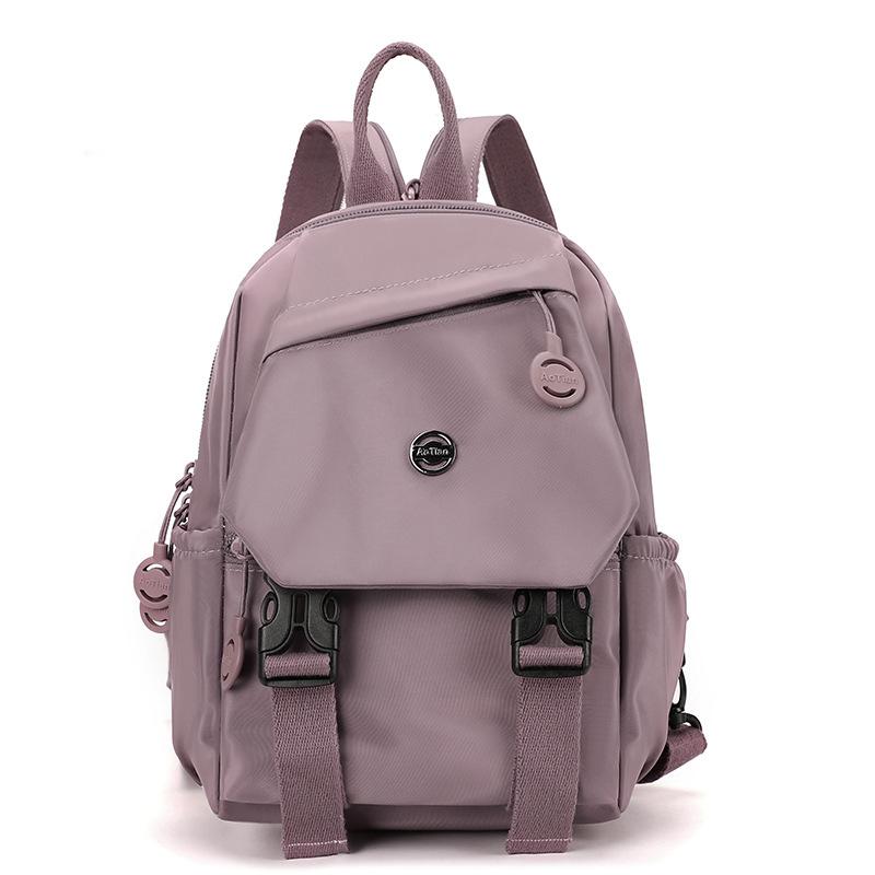 

Многофункциональная нагрудная сумка Oxford, студенческий рюкзак, женская однотонная сумка через плечо розовый