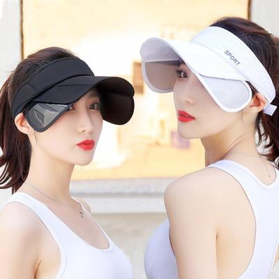 Visière de soleil quotidienne étendue pour femme Chapeau de soleil d'extérieur