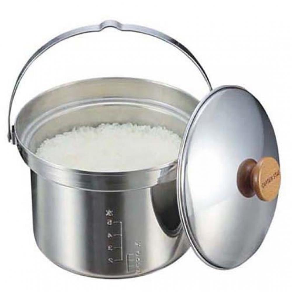 Captain Stag Captain Stag Uh 4001 [3 Layer Steel Stepped Rice Cooker  5 Go ]