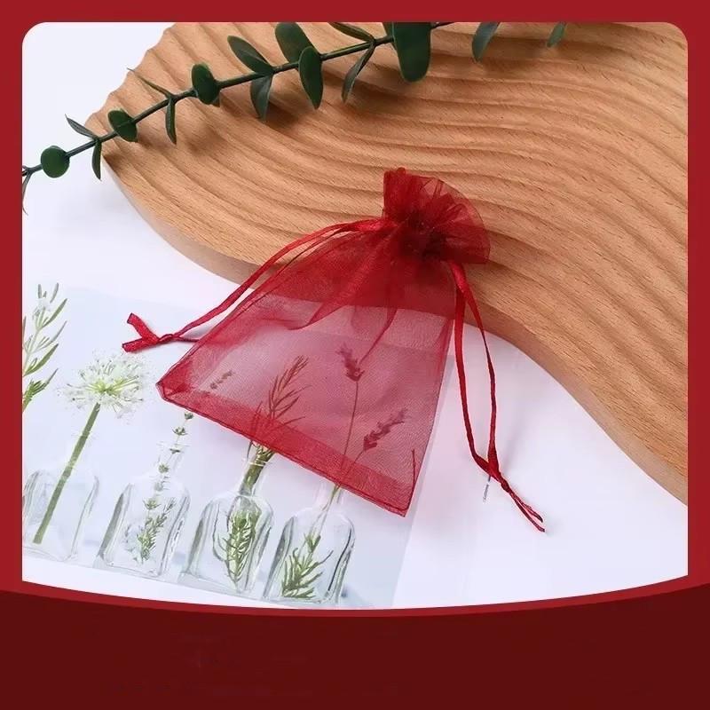 100pcs 7x9cm String Makeup Bag Colorful Drawstring Bag Jewelry Packaging Bags Wedding Gift Storage Drawstring Pouches