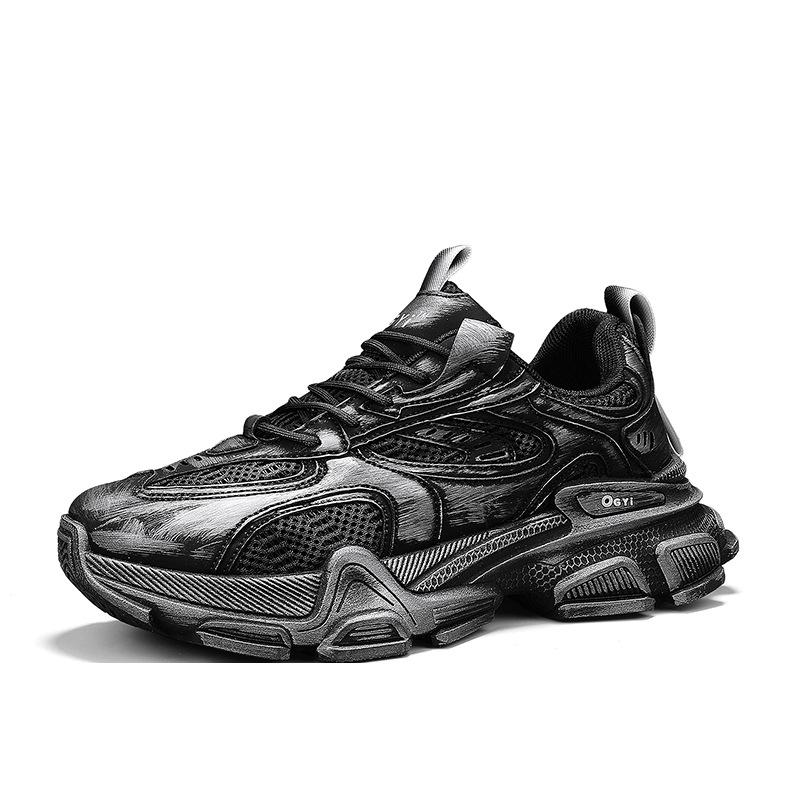 Fashion New Classic Men's Sneakers Thick Soled Height Increasing Fashion Casual Shoes for Youth Lightweight and Breathable Running Shoes