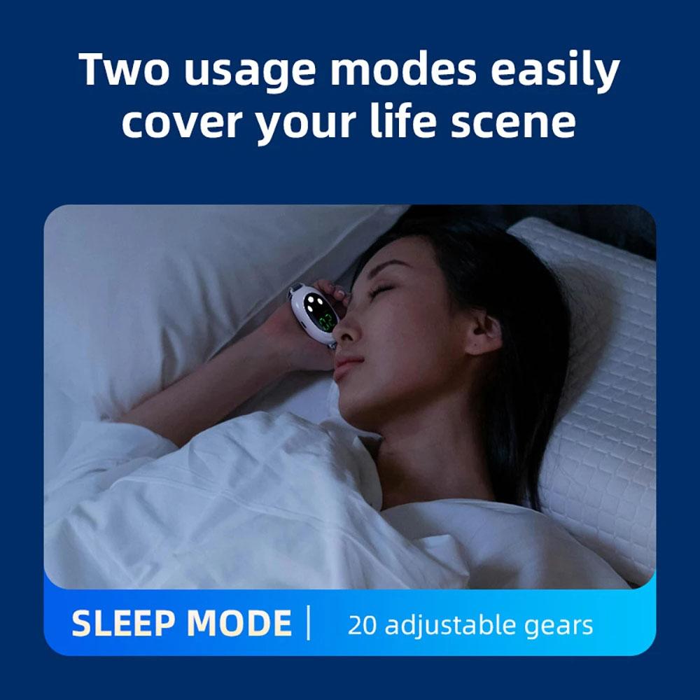 Smart Handheld EMS Pulse Sleep Massager - Portable Insomnia Relief, Stress Reduction & Home Use